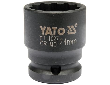 YATO - NASADKA UDAR DO PIAST 12-KĄT 1/2 24MM - YT-1027
