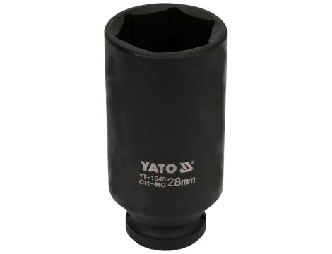 YATO - NASADKA UDAROWA GŁĘBOKA 1/2" X 28 MM - YT-1048