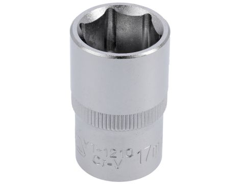 YATO - NASADKA 17MM 1/2"6-KĄT. CV KRÓTKA - YT-1210