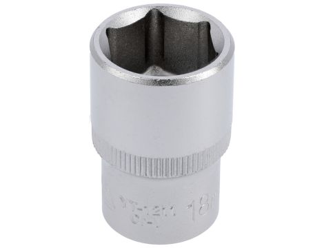 YATO - NASADKA 18MM 1/2"6-KĄT. CV KRÓTKA - YT-1211