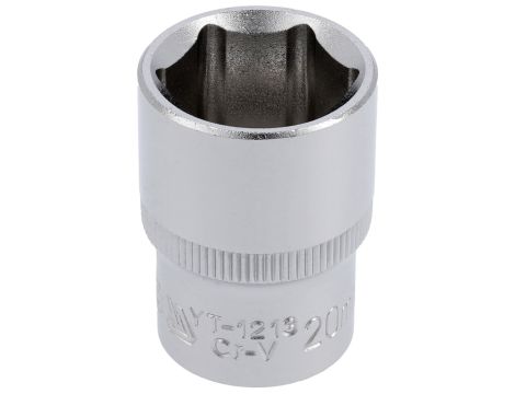 YATO - NASADKA 20MM 1/2"6-KĄT. CV KRÓTKA - YT-1213