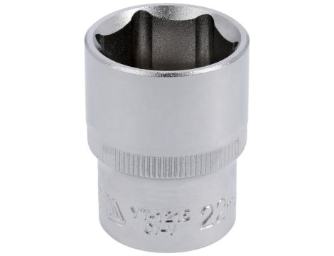 YATO - NASADKA 22MM 1/2"6-KĄT. CV KRÓTKA - YT-1215