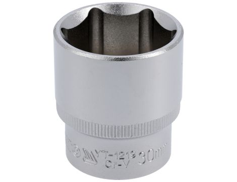 YATO - NASADKA 30MM 1/2"6-KĄT. CV KRÓTKA - YT-1219
