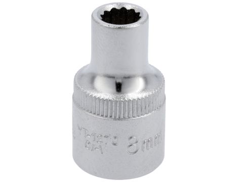 YATO - NASADKA 8MM 1/2"  12-KĄT. CV  KRÓTKA - YT-1270