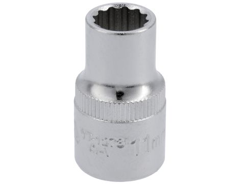 YATO - NASADKA 11MM 1/2"  12-KĄT. CV  KRÓTKA - YT-1273