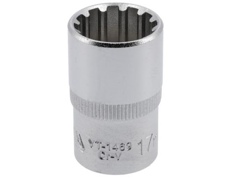 YATO - NASADKA SPLINE 1/2'' X 17MM X 38MM - YT-1469