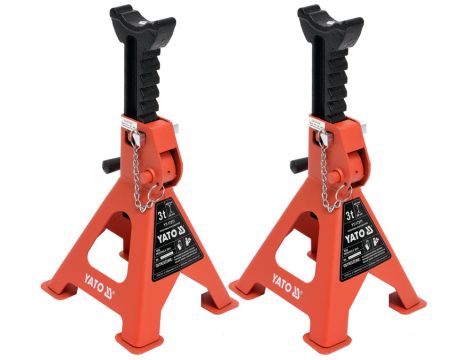 YATO - PODSTAWKI POD SAMOCHÓD 3T 2 SZT - YT-17311