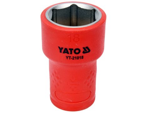 YATO - NASADKA IZOLOWANA 18MM 3/8" 6-KĄT. VDE - YT-21018