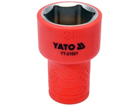 YATO - NASADKA IZOLOWANA 21MM 3/8" 6-KĄT. VDE - YT-21021