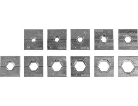 YATO - MATRYCE WYMIENNE DO PRASKI YT-22862 - YT-22865