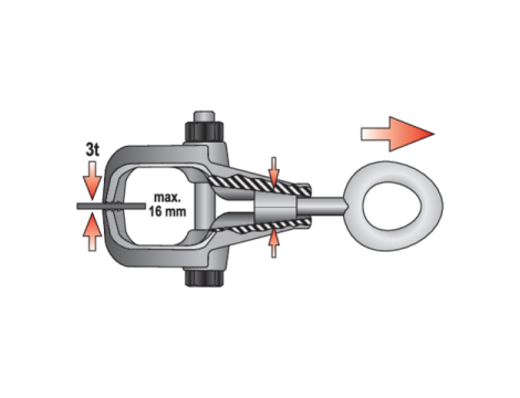 YATO - KLAMRA BLACHARSKA SAMOZACISKOWA - YT-2543 - 2