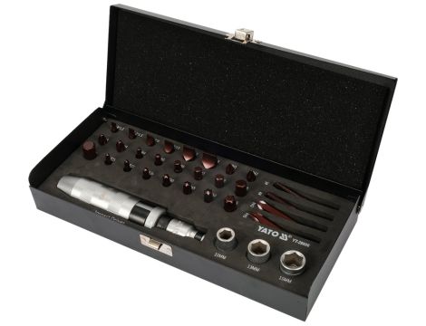 YATO - ZESTAW WKRĘTAK UDAROWY Z KOŃCÓWKA 32SZT. - YT-28000 - 2