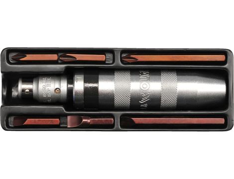 YATO - WKRĘTAK UDAROWY Cr-V + 6 BITÓW - YT-2801