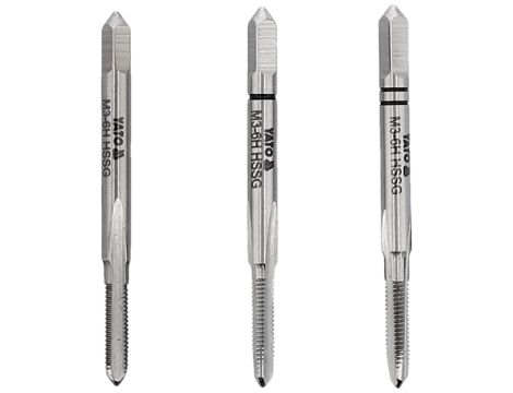 YATO - GWINTOWNIK RĘCZNY M3/ 3SZT HSS M2 - YT-2930