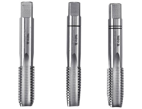YATO - GWINTOWNIK RĘCZNY M20 / 3SZT HSS M2 - YT-2943