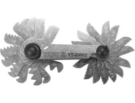 YATO - SPRAWDZIAN GRZEBIENIOWY DO GWINTÓW WHITW - YT-29982