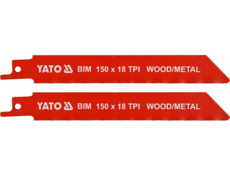 YATO - BRZESZCZOTY  BIM 150MM 18TPI 2SZT - YT-33931