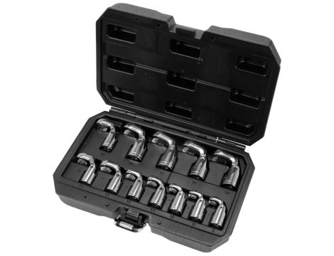 YATO - KLUCZE PRZEGUBOWE OCZKOWE OTWARTE 12CZ. - YT-38550 - 2