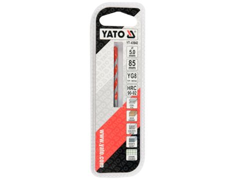 YATO - WIERTŁO UNIWERSALNE 5MM X 85MM - YT-43942 - 2