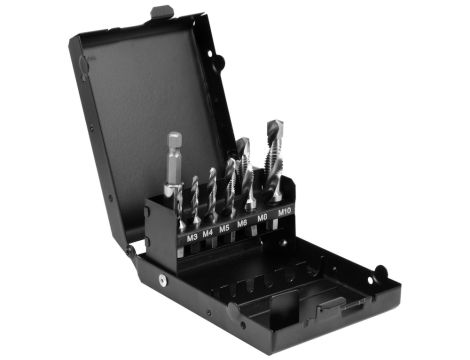 YATO - ZESTAW WIERTŁA-GWINTOWNI M3-M10 7SZT HEX - YT-44849 - 3