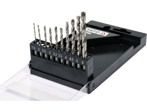 YATO - WIERTŁA DO METAL HSS 1,5-6,0MM 10SZT HEX - YT-44888