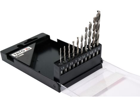 YATO - WIERTŁA DO METAL HSS 1,5-6,0MM 10SZT HEX - YT-44888 - 2