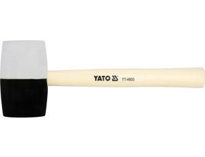 YATO - MŁOTEK GUM.CZARNO-BIAŁY Z DREWN.R.980G - YT-4605