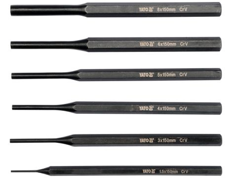 YATO - ZESTAW WYBIJAKÓW 6CZ. - YT-47121