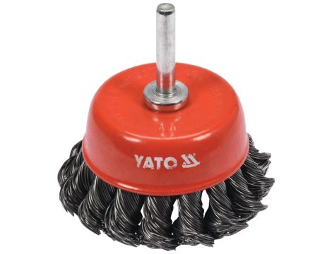 YATO - SZCZOTKA CZOŁOWA Z TRZPIENIEM 65MM - YT-47518