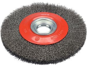 YATO - SZCZOTKA TARCZOWA 200MM ⌀32MM INOX - YT-47555 - image 2