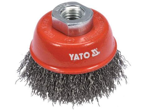 YATO - SZCZOTKA DOCZOŁOWA 65MM M14 INOX - YT-47658