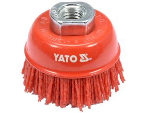 YATO - SZCZOTKA TARCZOWA 65MM M14 NYLON RED - YT-47785