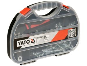 YATO - ZACISKARKA DO KOŁKÓW MOLLY Z 60 KOŁKAMI - YT-51451