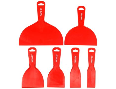 YATO - SKROBAKI SZPACHELKI PLASTIKOWE, 6 SZT. - YT-52740