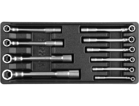 YATO - WKŁAD DO SZUFLADY KLUCZE FAJKOWE 10CZ. - YT-55456