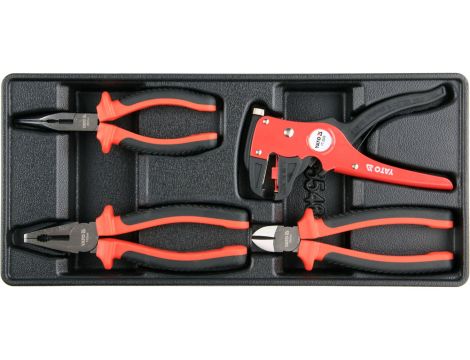 YATO - WKŁAD DO SZUFLADY ZESTAW SZCZYPIEC 4CZ. - YT-55464