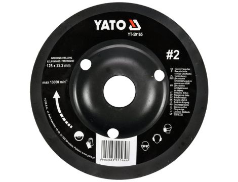YATO - TARNIK SKOŚNY 125mm NR2 - YT-59165