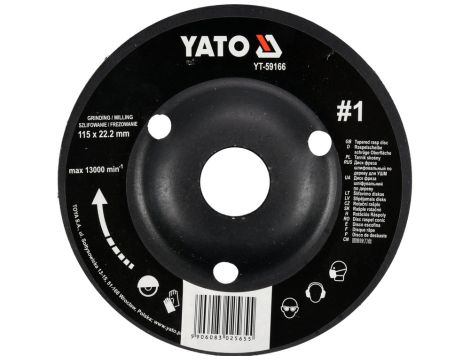 YATO - TARNIK SKOŚNY 115mm NR1 - YT-59166