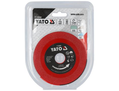 YATO - TARCZA DIAMENTOWA 115MM X 22,23MM - YT-59940 - 3