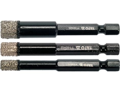 YATO - ZESTAW DIAMENTOWYCH WIER DO GRESU 3SZT. - YT-60409