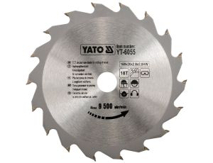 YATO - TARCZA WIDIOWA 160X18TX20 MM - YT-6055