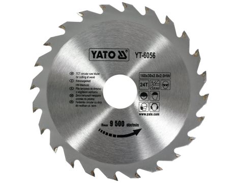 YATO - TARCZA WIDIOWA 160X24TX30 MM - YT-6056