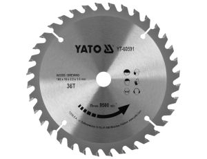 YATO - TARCZA TCT DO DREWNA 165X36TX16MM - YT-60591