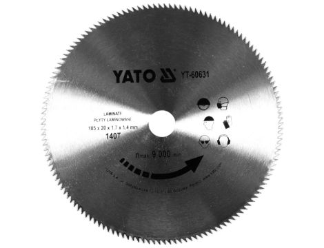 YATO - TARCZA DO PANELI 185/140T 20MM - YT-60631