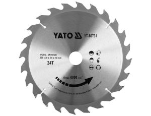 YATO - TARCZA TCT DO DREWNA 255X24TX30MM - YT-60731