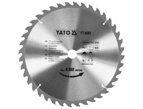 YATO - TARCZA WIDIOWA 350X40TX30 MM - YT-6081