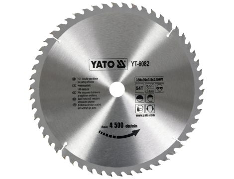 YATO - TARCZA WIDIOWA 350X54TX30 MM - YT-6082