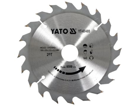 YATO - TARCZA WIDIOWA 350X84TX30 MM - YT-6083