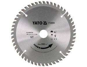 YATO - TARCZA WIDIOWA DO ALUMINIUM 160X52TX20MM - YT-60905
