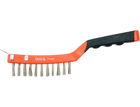 YATO - SZCZOTKA DRUCIANA PLASTIK.R. 4-RZĘDY - YT-6339